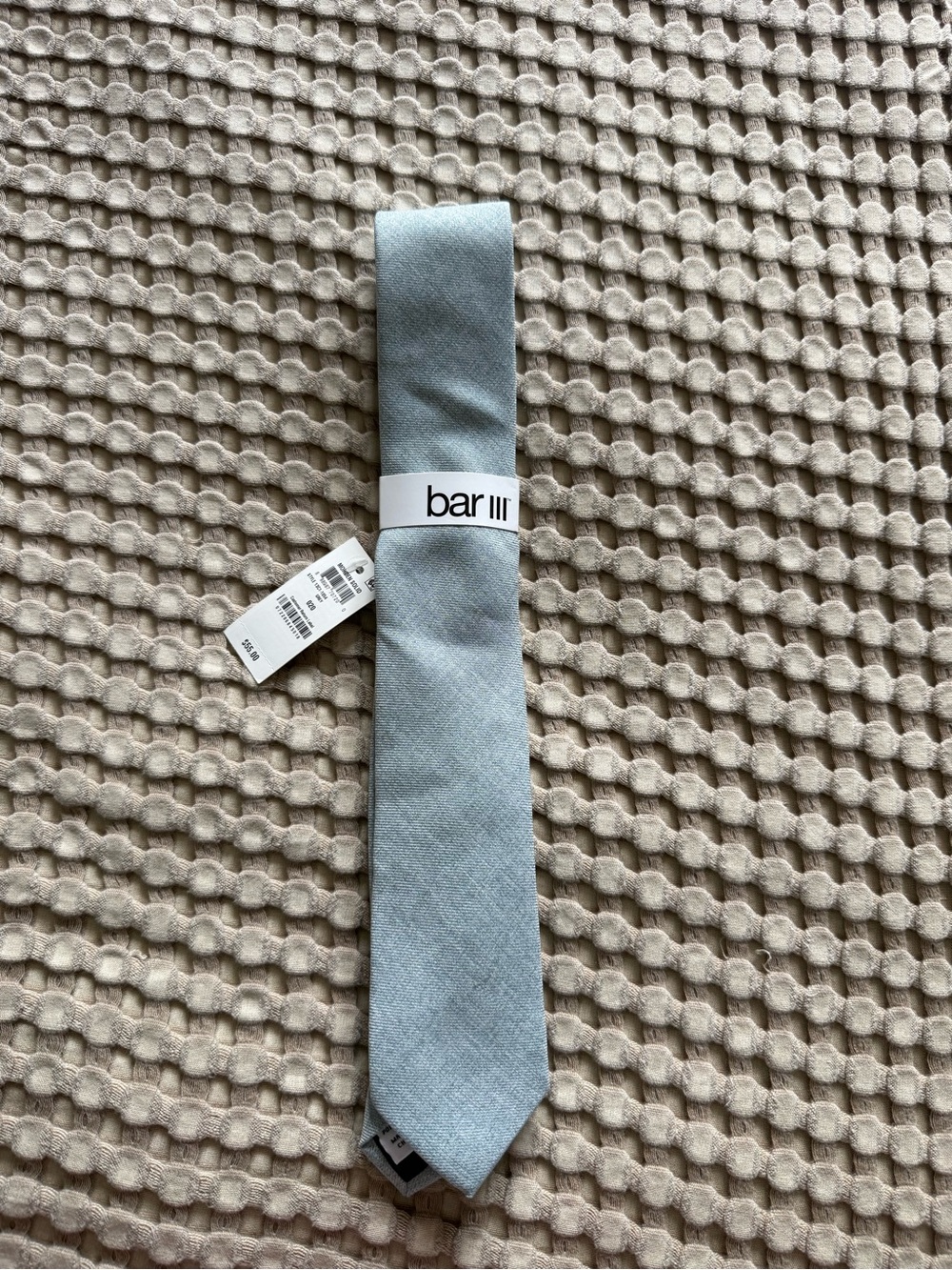 Bar III Light Gray/ blue Men's Tie